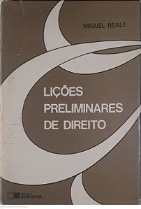 Livro Lições Preliminares de Direito Autor Reale, Miguel [usado]