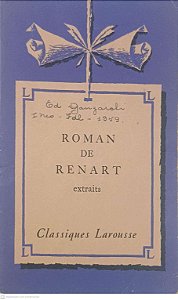Livro Classiques Larousse: Roman de Renart Extraits Autor Larousse [usado]