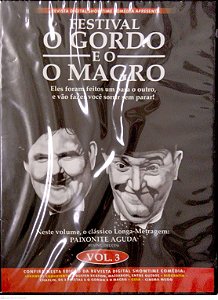 Dvd Festival o Gordo e o Magro; Vol. 3 Editora [usado]