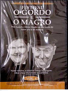Dvd Festival o Gordo e o Magro; Vol. 4 Editora [seminovo]