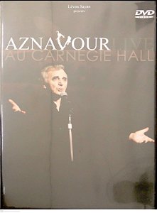 Dvd Aznavour - Au Carnegie Hall Live Editora (2002) [seminovo]