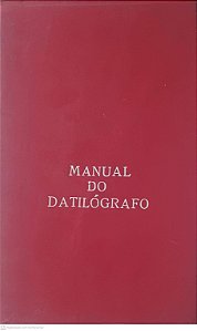 Livro Manual do Datilógrafo Autor Gentile, Fernando Hernani (1971) [usado]