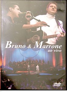 Dvd Bruno e Marrone ao Vivo Editora (2004) [usado]