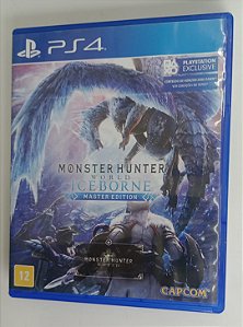 Dvd [jogo Ps4] Monster Hunter World / Master Edition Iceborne Editora (2019) [seminovo]