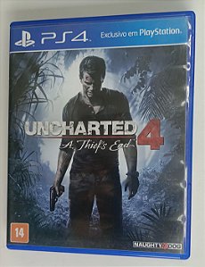 Dvd [jogo Ps4] Uncharted 4 Editora (2016) [seminovo]