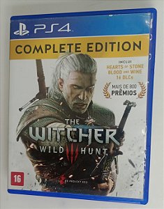 Dvd [jogo Ps4] The Witcher 3 Complete Edition Editora (2016) [seminovo]
