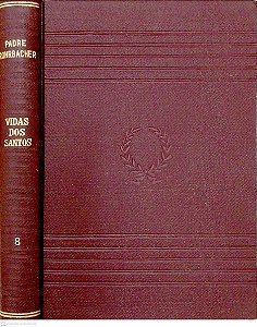 Livro Vidas dos Santos, Vol. 8 Autor Padre Rohrbacher (1959) [usado]