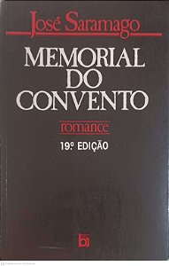 Livro Memorial do Convento Autor Saramago, José (1998) [usado]