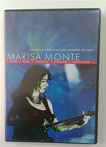 Dvd Marisa Monte - Memórias, Crônicas e Declarações de Amor Editora (2001) [usado]
