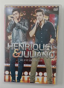 Dvd Henrique e Juliano - ao Vivo em Brasília Editora (2014) [seminovo]