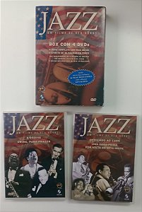 Dvd Jazz / Box 4 Dvds Editora Ken Burns (2002) [seminovo]