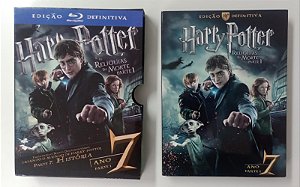 Dvd [blu-ray] Harry Potter 7 Pt 1 - Ed. Definitiva Editora (2012) [seminovo]
