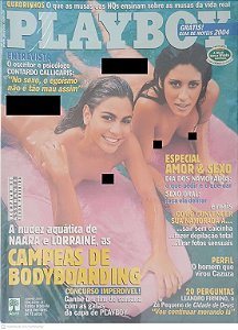Revista Playboy 347 - Junho 2004 Autor Naara e Lorraine (2004) [usado]