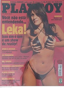 Revista Playboy 322 - Maio 2002 Autor Leka (2002) [usado]