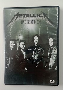 Dvd Metallica - Live In Sandiego 1992 Editora (2009) [usado]