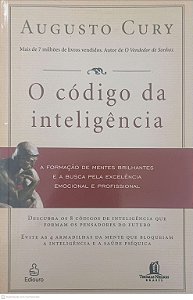 Livro o Código da Inteligencia Autor Cury, Augusto (2008) [usado]