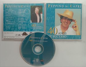 Cd 40 Anos de Sucesso Interprete Peppino Di Capri [seminovo]