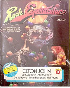 Revista Rock Espetacular #3 - Elton John Autor (1972) [usado]