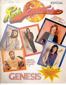 Revista Rock Espetacular #4 - Genesis Autor (1977) [usado]