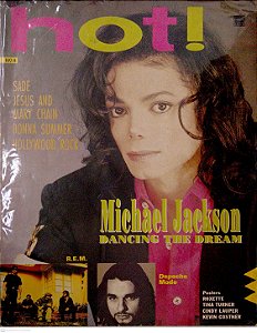 Revista Hot! #4 - Michael Jackson - Dancing The Dream Autor (1992) [usado]