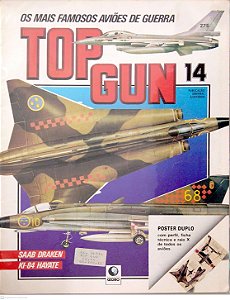 Revista Top Gun #14 - os Mais Famosos Aviões de Guerra Autor (1990) [usado]