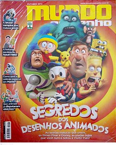 Revista Mundo Estranho #158 - Segredos dos Desenhos Animados Autor (2014) [usado]