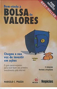 Livro bem Vindo À Bolsa de Valores Autor Piazza, Marcelo C. (2008) [usado]