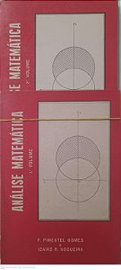 Livro Analise Matemática Volume 1 e 2 Autor Gomes, F. Pimentel e Nogueira, Izaias R. [usado]