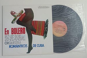 Disco de Vinil En Bolero Interprete Orquestra Românticos de Cuba [usado]