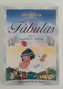 Dvd o Pequeno Hiawatha & o Patinho Feio - Fábulas Disney 2 Editora [usado]