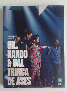 Dvd Gil, Nando e Gal - Trinca de Ases Editora (2008) [usado]