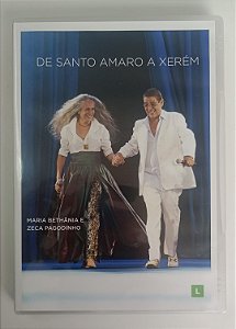 Dvd Maria Bethânia e Zeca Pagodinho - Santo Amaro a Xerém Editora (2018) [usado]