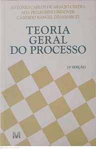 Livro Teoria Geral do Processo Autor Cintra, Antonio Carlos de Araújo e Outros (2007) [usado]