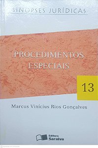 Livro Procedimentos Especiais - Vol 13 Autor Gonçalves, Marcus Vinícios Rios (1999) [usado]