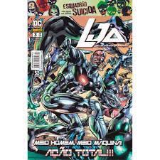 Gibi Lja - Liga da Justiça Nº 03 Autor Meio Homem, Meio Máquina! Ação Total!!! (2016) [usado]