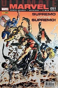 Gibi Ultimate Marvel Nº 51 Autor Supremo contra Supremo! (2014) [usado]