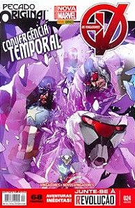 Gibi os Vingadores Nº 24 - Totalmente Nova Marvel Autor Pecado Original - Convergência Temporal (2015) [seminovo]