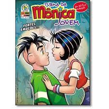 Gibi Turma da Monica Jovem Nº 04 Autor Fortes Emoções! (2008) [usado]