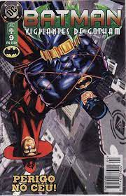 Gibi Batman Vigilantes de Gotham Nº 09 - Formatinho Autor Perigo no Céu! (1997) [usado]