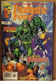 Gibi Fantastic Four Nº 13 Autor Ronan Returns With a Vengeance! [usado]