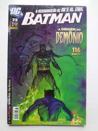 Gibi Batman Nº 73 Autor a Origem do Demônio (2008) [usado]
