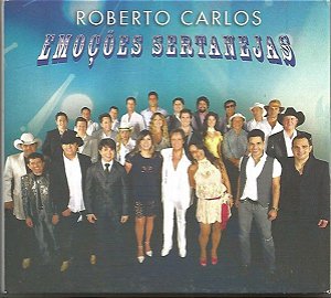 Cd Roberto Carlos - Emoções Sertanejas Interprete Roberto Carlos (2010) [usado]
