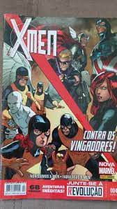 Gibi X-men Nº 04 - Nova Marvel Autor contra os Vingadores! (2014) [usado]