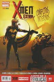 Gibi X-men Extra Nº 03 - Nova Marvel Autor Conflitos Internos (2014) [usado]