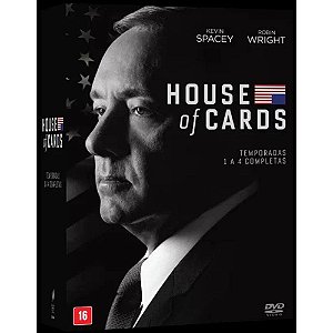 Dvd Dvd House Of Cards 1ª Temporada a 4ª - 16 Discos Editora James Foley [usado]