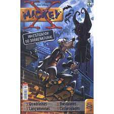 Gibi Mickey X Nº 01 Autor Investigador do Sobrenatural (2003) [seminovo]