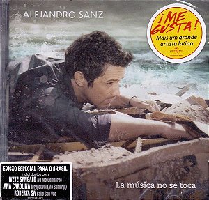 Cd Alejandro Sanz - La Música no Se Toca Interprete Alejandro Sanz (2012) [usado]