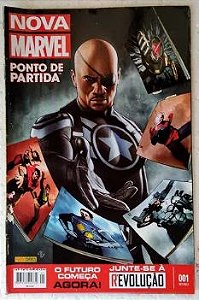 Gibi Nova Marvel Ponto de Partida 001 Autor (2013) [usado]