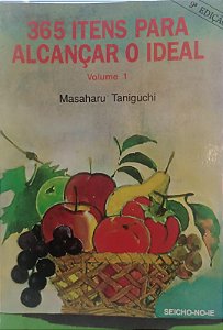 Livro 365 Itens para Alcançar o Ideal I Autor Taniguchi, Masaharu (1995) [usado]