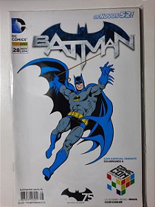Gibi Batman Nº 28 - Novos 52 Autor Capa Especial Variante Celebrando a Comic Con Experience (2014) [usado]